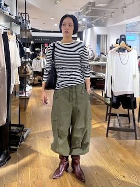 「eL（エル）のアイテム」を使った、おねさん（レディース・167cm）の夏コーディネート