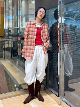 おねさん（レディース・167cm）の春コーディネート