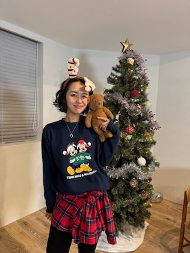 「アイテム（スウェット）」を使った、おねさん（レディース・167cm・30代）の秋コーディネート