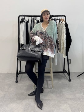 「アイテム（キャップ）」を使った、おねさん（レディース・167cm・30代）の秋コーディネート