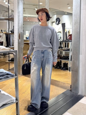 「アイテム（ハンチング/ベレー帽）」を使った、おねさん（レディース・167cm・30代）の秋コーディネート