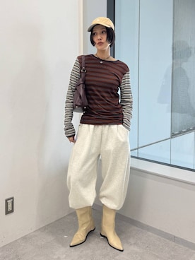 「eL（エル）のアイテム」を使った、おねさん（レディース・167cm）の夏コーディネート