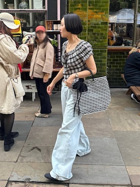 「eL（エル）のアイテム」を使った、おねさん（レディース・167cm）の夏コーディネート