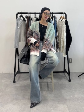 「アイテム（ニットキャップ/ビーニー）」を使った、おねさん（レディース・167cm・30代）の秋コーディネート