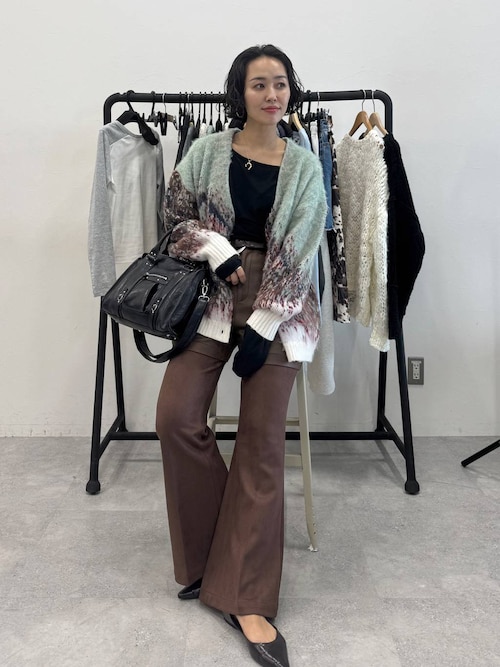 ヌバックフレアパンツ/581661（その他パンツ）｜JEANASIS