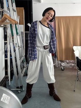 「eL（エル）のアイテム」を使った、おねさん（レディース・167cm）の夏コーディネート