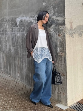 おねさん（レディース・167cm）の春コーディネート