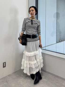 「eL（エル）のアイテム」を使った、おねさん（レディース・167cm）の夏コーディネート