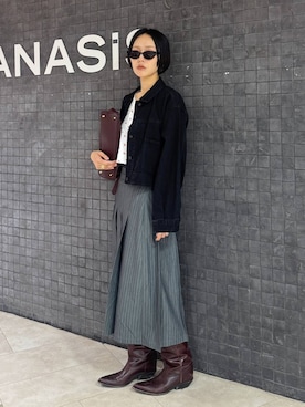 「eL（エル）のアイテム」を使った、おねさん（レディース・167cm）の夏コーディネート