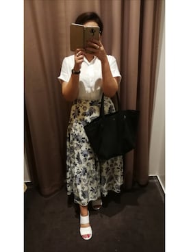 「WITCHERY（ウィッチェリ）のアイテム」を使った、c a r m zさん（レディース・165cm）の夏コーディネート