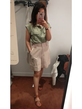 「WITCHERY（ウィッチェリ）のアイテム」を使った、c a r m zさん（レディース・165cm）の夏コーディネート