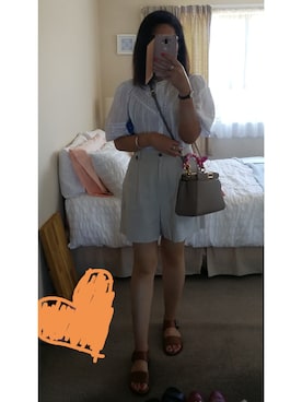 「WITCHERY（ウィッチェリ）のアイテム」を使った、c a r m zさん（レディース・165cm）の夏コーディネート