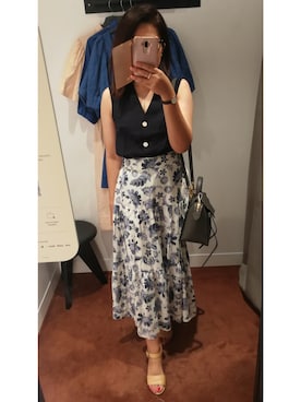 「WITCHERY（ウィッチェリ）のアイテム」を使った、c a r m zさん（レディース・165cm）の夏コーディネート