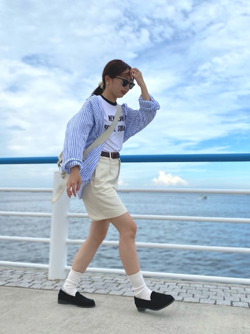 良品　THE SHINZONE 〈別注〉霜降りリンガーTシャツ　日本製 良品 THE SHINZONE 〈別注〉霜降りリンガーTシャツ 日本製 良品