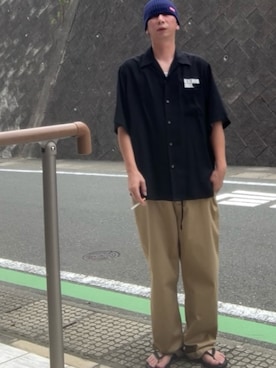 「アイテム（トップス）」を使った、🍁💩swipe💩🍁さん（メンズ・177cm）の夏コーディネート