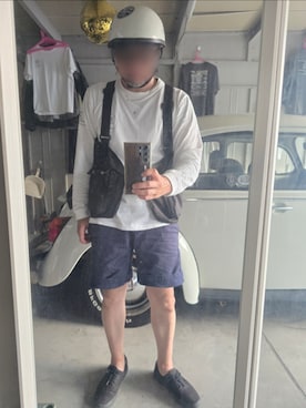 「アイテム（トップス）」を使った、mirrormanさん（メンズ・172cm・40代）の夏コーディネート