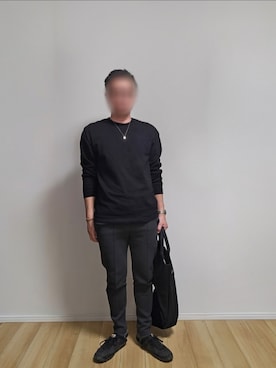 「no brand（ノーブランド）のアイテム（トップス）」を使った、mirrormanさん（メンズ・172cm）の春コーディネート