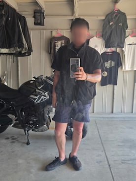 「VANS（バンズ）のアイテム（スニーカー、ブラック系）」を使った、mirrormanさん（メンズ・172cm）の夏コーディネート