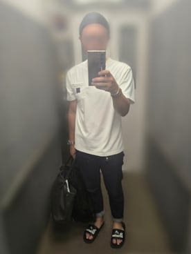 「TROPHY CLOTHING（トロフィークロージング）のアイテム（Tシャツ/カットソー）」を使った、mirrormanさん（メンズ・172cm・40代）の夏コーディネート