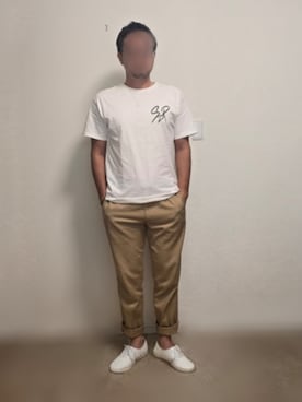「アイテム（チノパンツ）」を使った、mirrormanさん（メンズ・172cm）の秋コーディネート