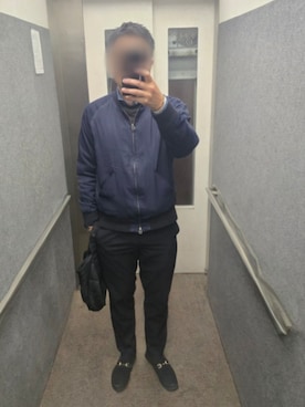 「アイテム（ハンドバッグ）」を使った、mirrormanさん（メンズ・172cm）の秋コーディネート