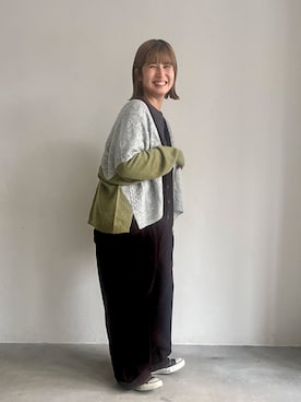 「アイテム（サロペット/オーバーオール）」を使った、soulberryさん（レディース・158cm）の秋コーディネート