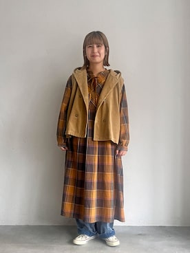 「フード」｜soulberryさん（レディース・158cm）の秋コーディネート