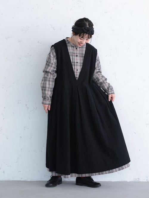 ソウルベリー　チェックのワンピース わがまま別注」はちみつ堂の甘さひかえめチェックなワンピース