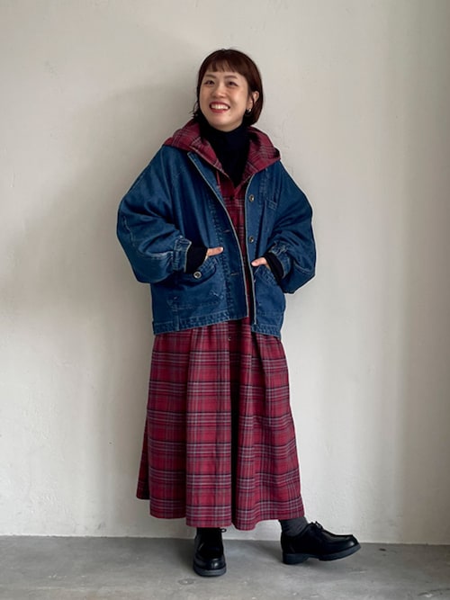 soulberry（ソウルベリー） ワンピース 赤ずきんなチェックワンピース