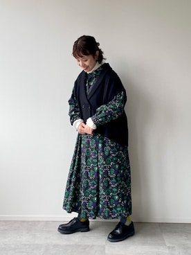 「アイテム（ソックス/靴下）」を使った、soulberryさん（レディース・156cm）の秋コーディネート