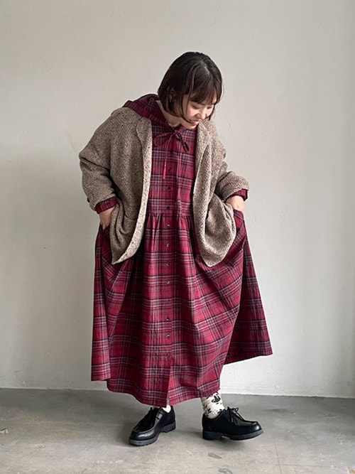 赤ずきんなチェックワンピース（ワンピース）｜soulberry（ソウル