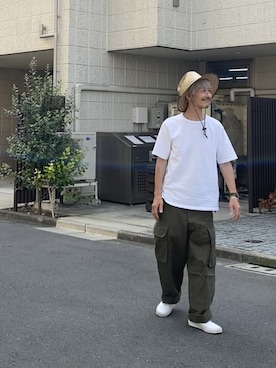 「PETER GRIMM（ピーターグリム）のアイテム」を使った、spinnerbait001さん（メンズ・165cm）の夏コーディネート