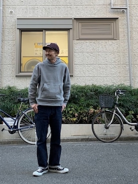 「TCB jeans（ティーシービージーンズ）のアイテム（パンツ）」を使った、spinnerbait001さん（メンズ・165cm）の春コーディネート