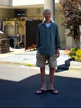 「senelier（セネリエ）のアイテム」を使った、spinnerbait001さん（メンズ・165cm）の夏コーディネート