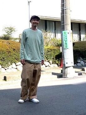 「Jackman（ジャックマン）のアイテム（キャップ）」を使った、spinnerbait001さん（メンズ・165cm）の春コーディネート