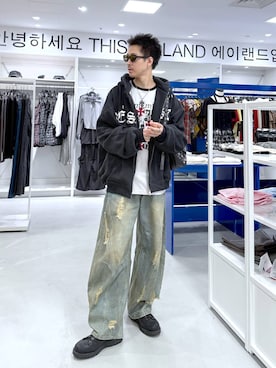 オシミさん（メンズ・180cm）の夏コーディネート