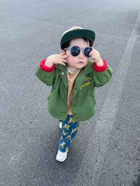 「Birthday（バースデイ）のアイテム」を使った、Nuts.22さん（キッズ・80cm）の春コーディネート