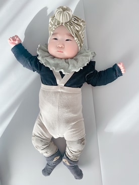 「アイテム（ママ＆ベビー）」を使った、Nuts.22さん（キッズ・80cm）の冬コーディネート