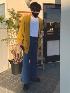 「アイテム（財布）」を使った、YOSHIKIさん（メンズ・178cm）の秋コーディネート
