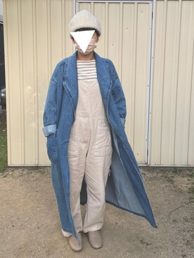 「FIL DE FER（フィルデフェール）のアイテム（その他アウター）」を使った、さにさん（レディース・150cm）の春コーディネート