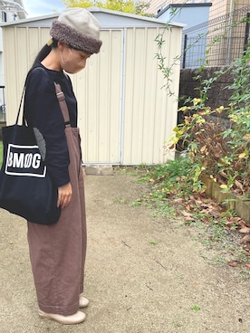 「BMSG」｜さにさん（レディース・150cm）の秋コーディネート
