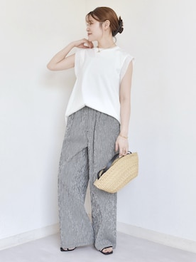 「SHIPS（シップス）のアイテム」を使った、Arakawaさん（レディース・156cm）の夏コーディネート