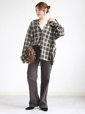 「SHIPS（シップス）のアイテム」を使った、Arakawaさん（レディース・156cm）の秋コーディネート
