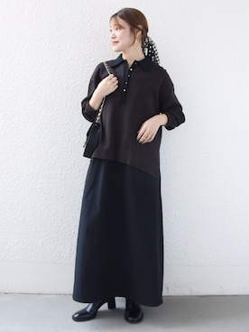 「SHIPS（シップス）のアイテム」を使った、Arakawaさん（レディース・156cm）の秋コーディネート