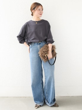 「SHIPS（シップス）のアイテム」を使った、Arakawaさん（レディース・156cm）の秋コーディネート