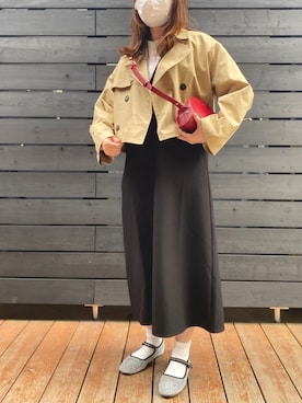 「アイテム（ワンピース、その他）」を使った、りんこさん（レディース・165cm）の秋コーディネート