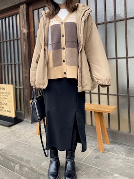 りんこさん（レディース・165cm）の冬コーディネート