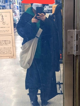 「CORNERS（コーナーズ）のアイテム（ダウンジャケット/コート）」を使った、さいさん（レディース・158cm）の冬コーディネート