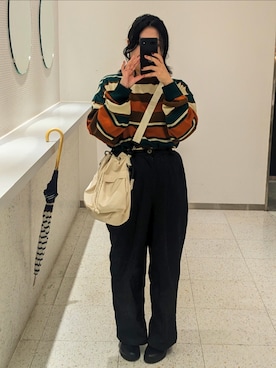「Java（ジャバ）のアイテム」を使った、さいさん（レディース・158cm）の秋コーディネート