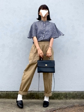 n*さんの「HARUTA/ハルタ　スポックシューズ」を使ったコーディネート